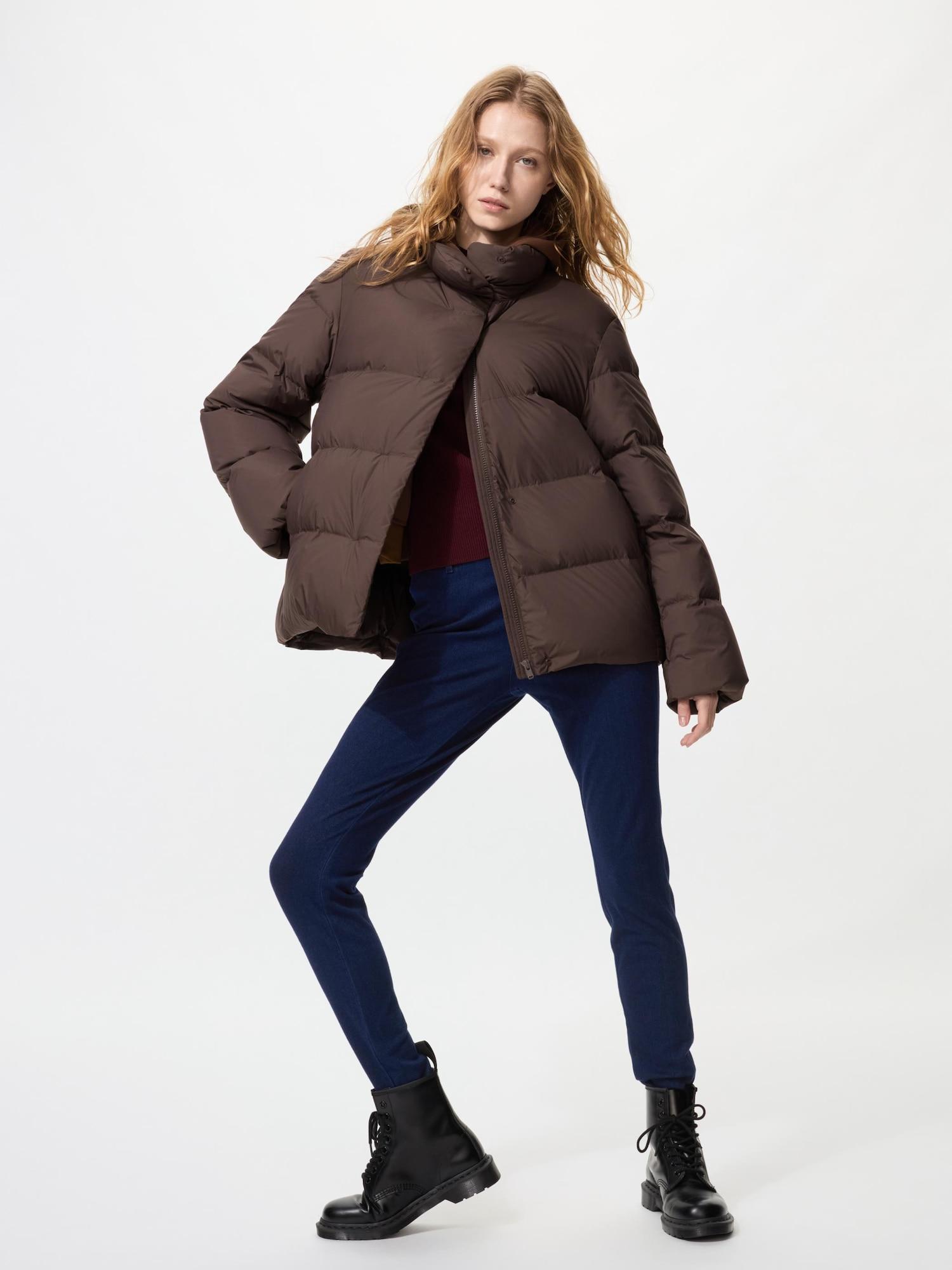 

Uniqlo Япония ультра эластичные леггинсы из денима брюки удлиненной длины 65 BLUE/S