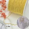 Luxury Spicy Girl Nail Art Metal Bead Chain Decoration - Gold & Silver DIY Nail Accessories