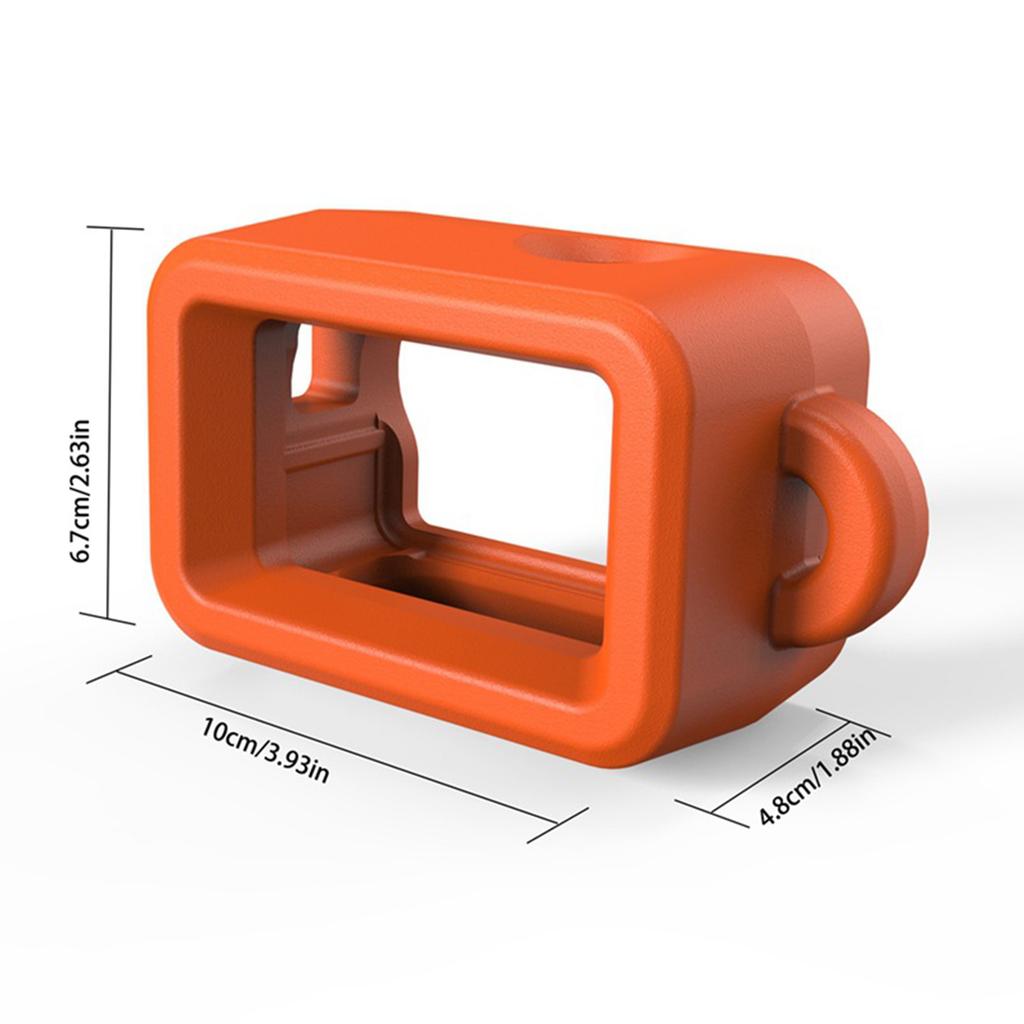 Orange Floating Frame Case Shell For Action3/4/5pro Action Camera Accessories