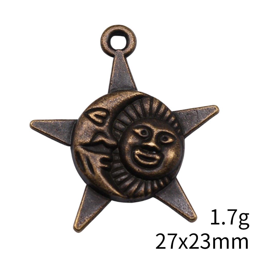 Wedding Anniversary Charms Bag Sun Moon Charms Pendant Items Pendant Set