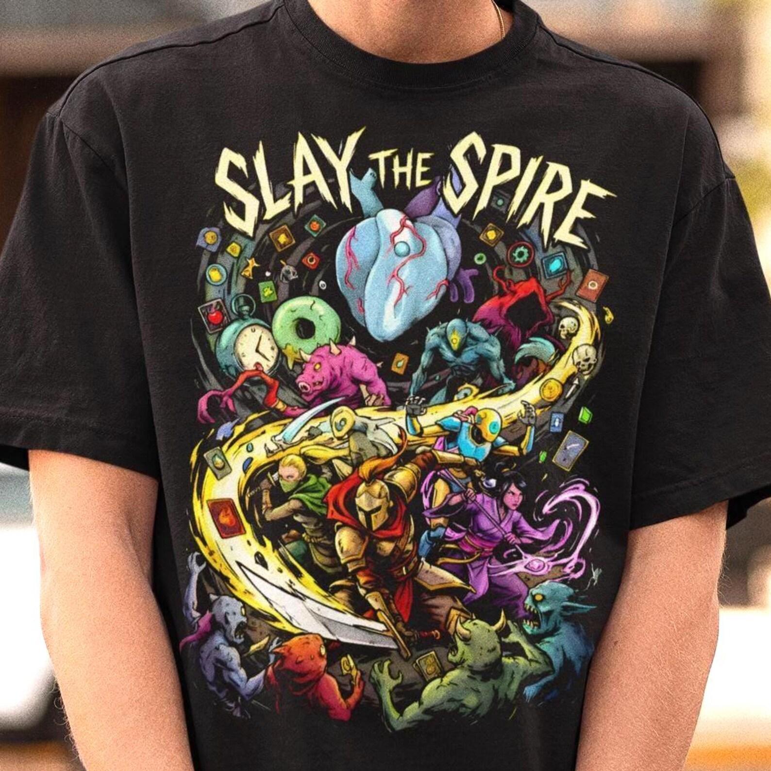 Slay The Spire Game Shirt - Indie Game Tshirt,Gamer Graphic Tees,Gaming Sweatshirt S