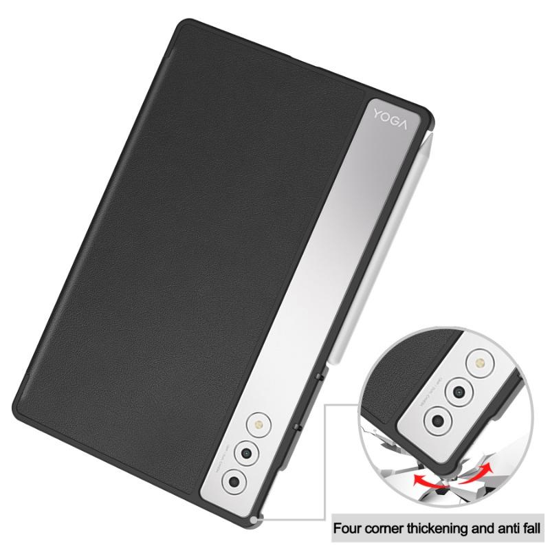 Case For YOGA Pad Pro 12.7 Inch TB520FU Fold Stand Magnetic Leather Funda Para Yoga Tab Plus 12.7"Smart Tablet Cover