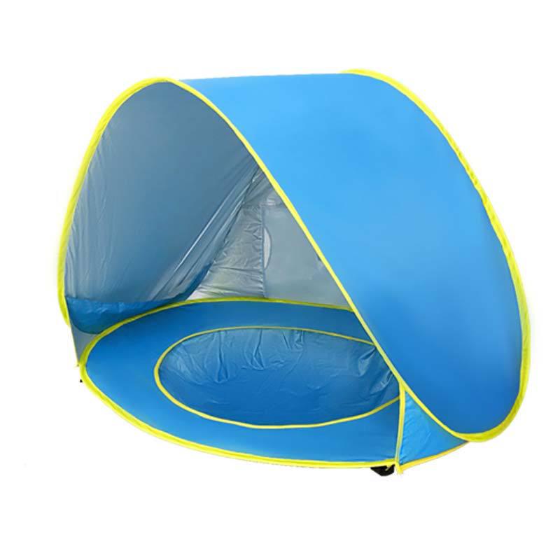 In-Stock Portable Children's Beach Tent: Automatic Sun Protection & Foldable Canopy