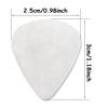 18pcs 0.3mm Precision Stainless Steel Guitar Picks Durable Metal Picks for Ukulele Bass Conventional String Instruments