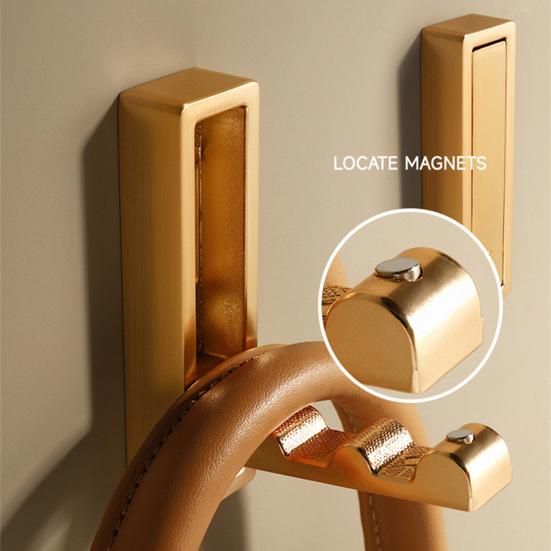 1 Set Retractable Hook with Screws Wall Mount Foldable Hook for Hanging Coats Towels Backpacks Bags Closet Entryway Bathroom Organization Hook