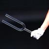 Giant Crystal Tuning Fork Transparent Therapeutic Diapason Medical Tuning Forks Sound Healing Percussion Instrument Gift Accessories
