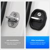 2026 Hot 4Pcs Silicone Car Door Lock Protective Cover Sticker For BMW i4 f11 E90 F20 E46 E60 E70 E39 E36 G30 G20 G05 G11 Car Accessories sbfu3