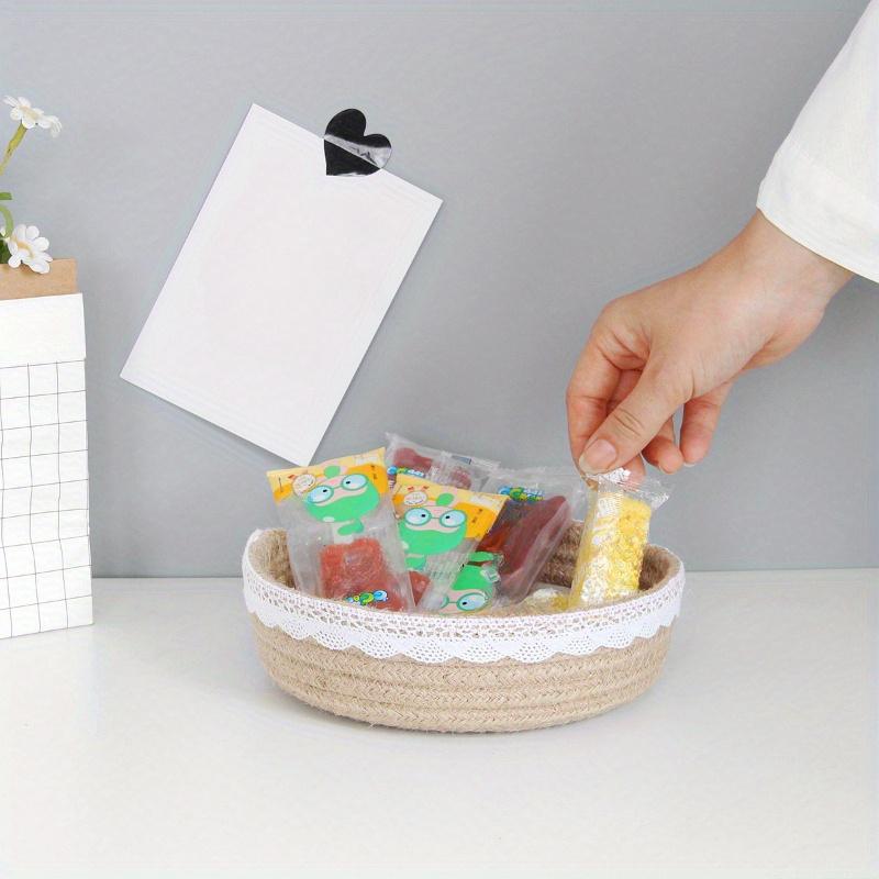 Versatile Storage Bin for Desk, Entryway and Snacks, Featuring Key and Miscellaneous Items Organization