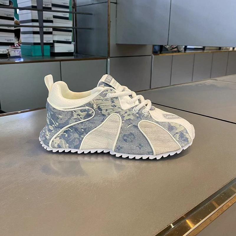 

Модные массивные мужские кроссовки, дизайнерская повседневная обувь, модная обувь на внутренней платформе с увеличением роста, мужская уличная износостойкая обувь для бега 39 синий