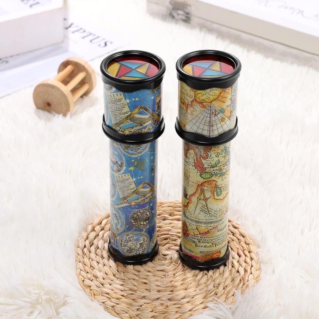 Kaleidoscope Classic Magic Novelty Game Craft Folk Art Kids Set of 2 Ages 6 and Up (Random Colors)
