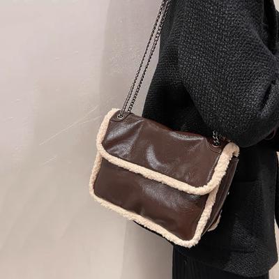Dámské tašky Módní řetízková textura Ležérní design Studentský styl Taška přes rameno Crossbody