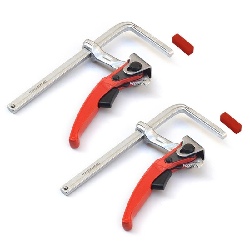 

2pcs Quick Release Ratcheting Table Clamps Precisions Cutting Clamps Easyt to Use for Sanding Cutting & Crafting Tasks 1