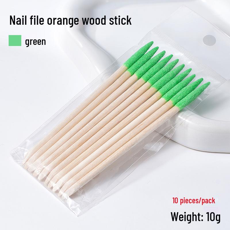

Двусторонняя деревянная палочка для нейл-арта: Шлифовка и матовый наконечник для многофункционального использования