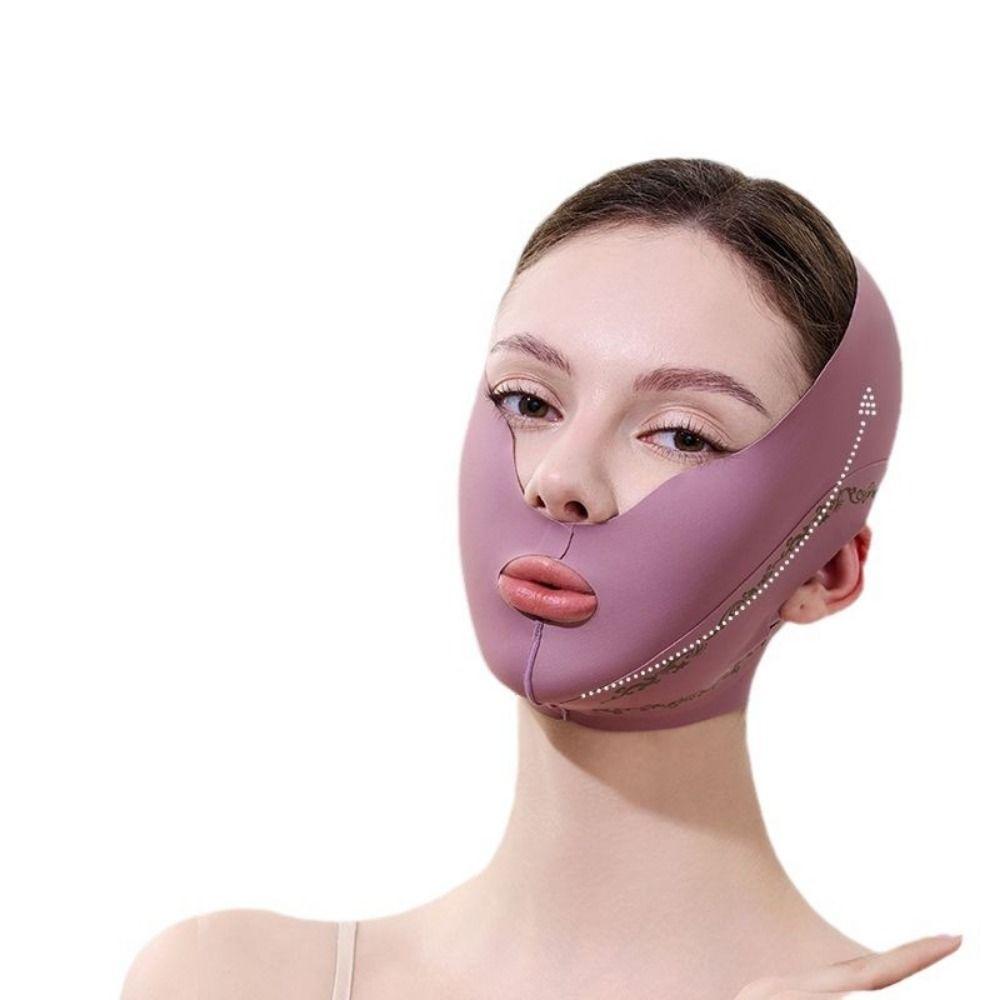 Anti Wrinkle Face Slimming Bandage Facial Massage Breathable V Line Face Shaper Elastic Graphene Face Lift Up Strap Women