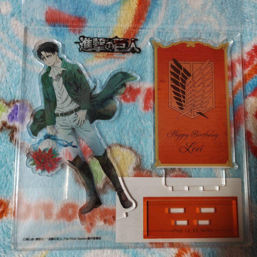 

[USED] Attack on Titan Levi Birthday Acrylic Stand