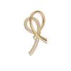 Light Luxury Bow Brooch Simple And Fashionable Personalized Corsage Women'S Pin Versatile Anti-Light Accessories