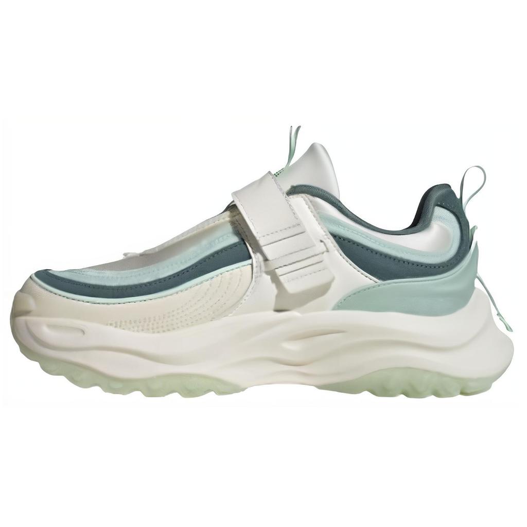 New Adidas Maxxwavy Shock Absorbers Slip Resistant Abrasion Resistant Low top Chunky Sneakers Unisex White Green ID3679