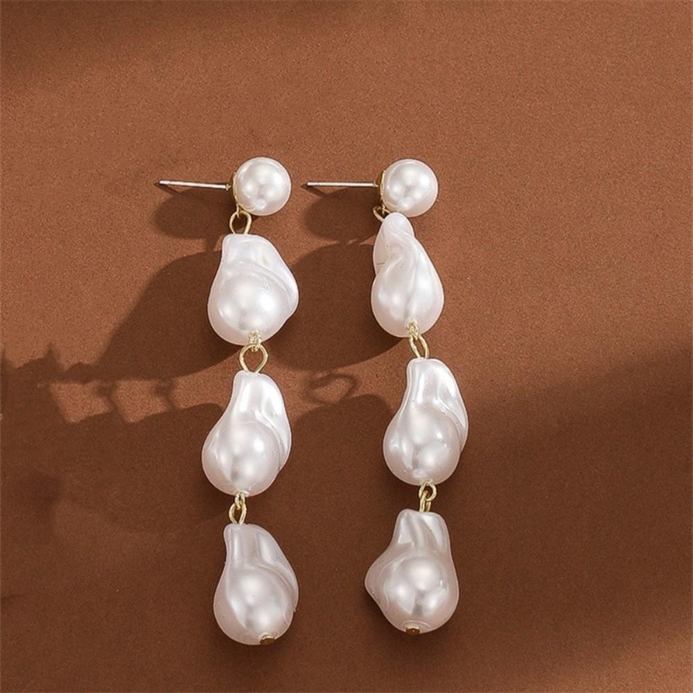 Elegant Baroque Pearl Necklace Irregular Pearl Baroque Pearl Earrings  Jewelry Accessories Gifts