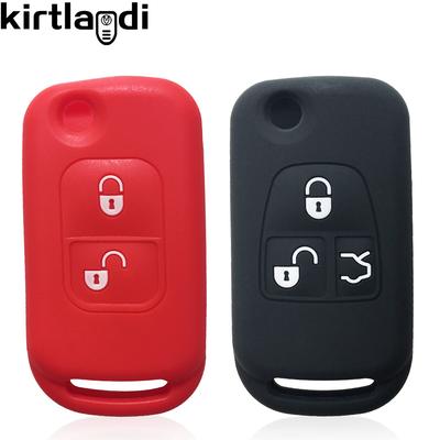 Funda de Silicona Carcasa para Llave Mando a Distancia para Mercedes Benz W163 W168 A170 W140 ML320 S280 SLK para Dodge Sprinter Soporte Llavero Tapa