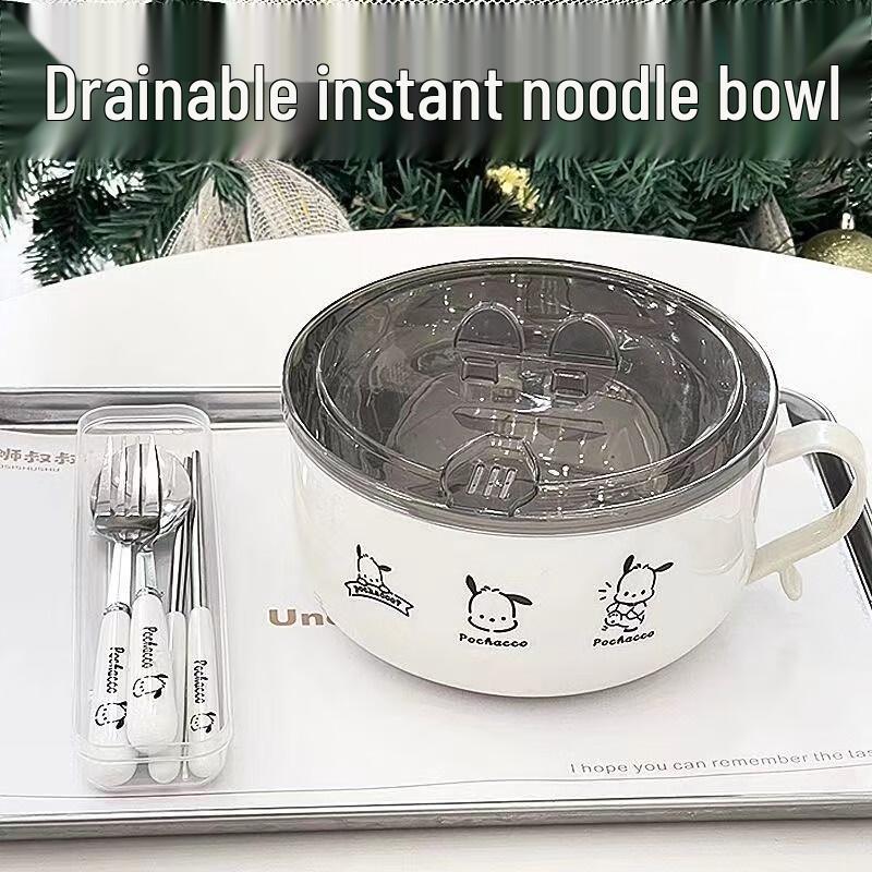 Zhao Ran Insulated Stainless Steel Student Bowl
