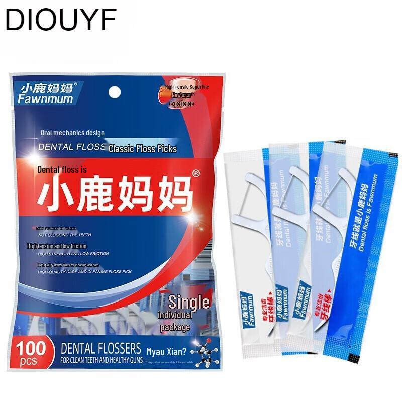 

Xiaolu Mama Classic Individually Wrapped Dental Floss Picks