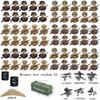 Ungiftiges Zweiter Weltkrieg Puppen Set Sammlung Militär Serie Waffen Sandsäcke Figuren Bauspielzeug Creeper Für Kinder Lernspielzeug