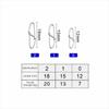 100PCS High Strength Fishing Dual Lock Snaps 0# 1# 2# Fishing Cross Lock Snaps  Sea Fishing