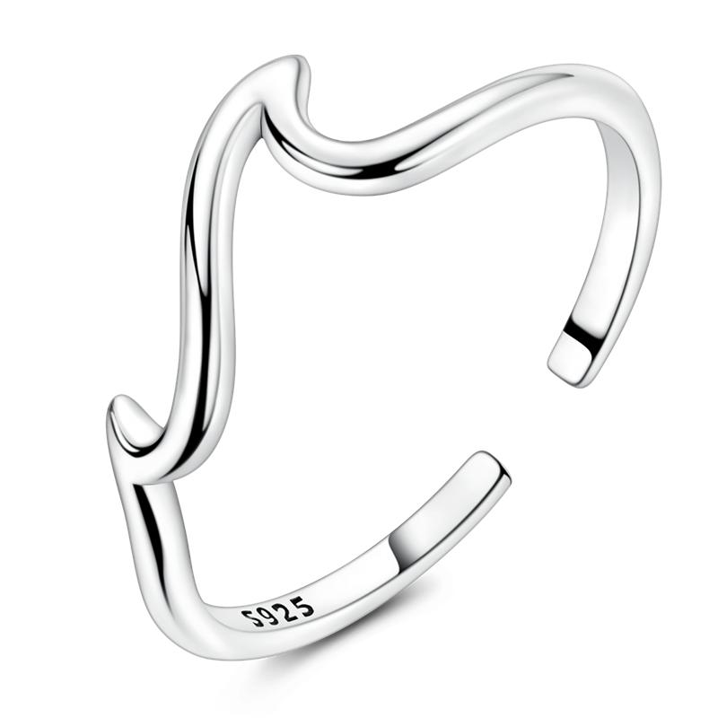 Original 925 Silver Adjustable Rings Eyes Clover Cat Dog Classic Design Ring High Quality Ladies Jewelry For Vacation