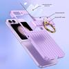 Samsung Z Flip 5 Travel Suitcase Case: Ultra-thin, Hinge Finger Ring, Foldable Screen Protector Flip 6-Compatible