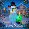 7.8FT Xmas Inflatable Yard Decor LED Snowman Christmas Tree Home Decoration Ornament Festive Toy Gift Supplies Holiday Decor