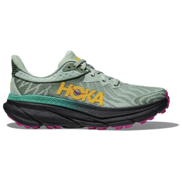 Hoka One One Challenger ATR 7 Aloe Vera Black (Womens) Women Sneakers 1134498-ACK