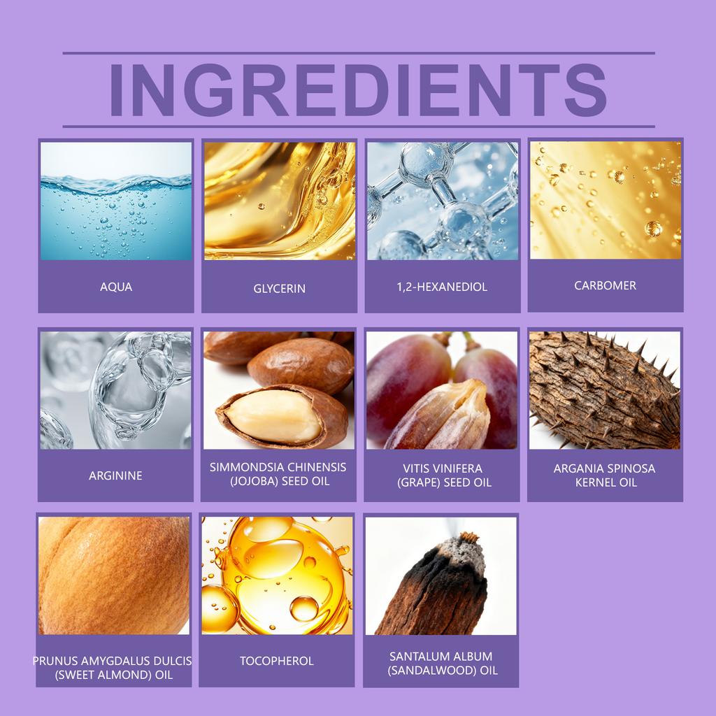 Beard Oil Collagen, Thick Beard Growth Oil Is Used For Male Hair Growth, Softening And Moisturizing Beards,60ml*2