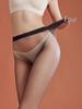 Unisex Ultra-Thin Transparent Black Velvet Tights - Plus Size