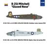HK Models US Mitchell Glassnose Plastic Model Kit 01F008 1/48 B-25J (Molded Color)