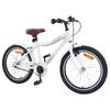 vidaXL Children's Bike 18 Inch for Ages 5-7 White