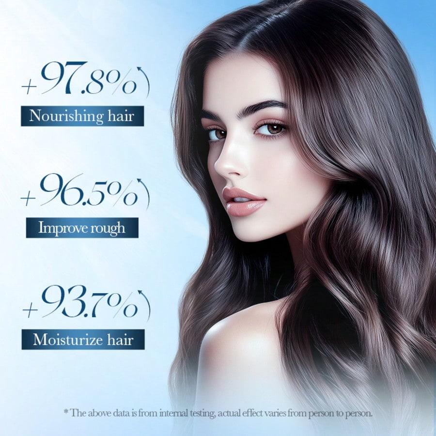 1pc 60ml Coconut Oil Nourishing Hair Oil, Hair Essence, Moisturizes Hair, Smoothes Frizz, Nourishes