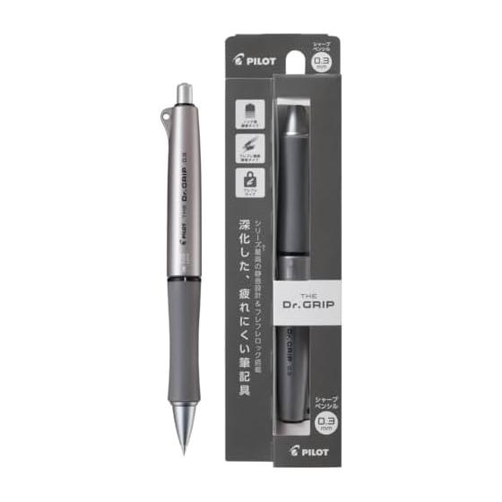 PILOT Druckbleistift The Doctor Grip 0,3mm Gunmetal HTDG13GM