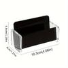Creative Business Card Case Holder Desktop Office Modern Card Display Organizer Stand Stationery Storage Box