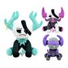 Cute Cow Plush Doll Soft Stuffed Animal Cartoon Game Figure Pillow PP Cotton Filling Toy Home Decor Collectible Gift for Game Fans