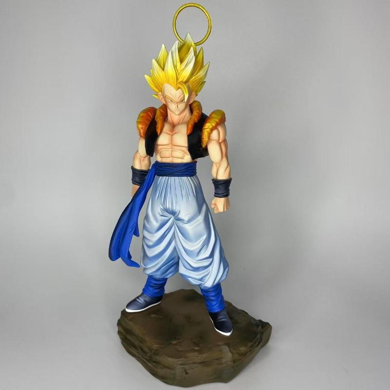 Jt Statue Anime Dragon Ball Vegetto Figure Gogeta Statue With Base Super Saiyan Action Figures Set Figure Playthings Gifts Premium Quality