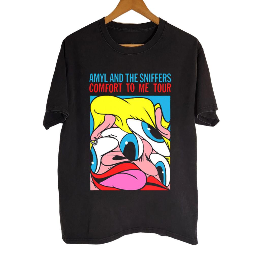 НОВАЯ Футболка Amyl and the Sniffers Концерт 2024 Желтая Все Размеры AR110 Унисекс XXXL