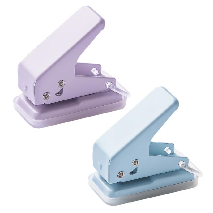 2 Pcs Handheld Hole Punch Single Hole Punch Paper Punch Small Punching Pliers 6mm Portable Hole Puncher for Cards Craft