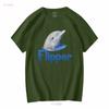 Flipper Head 90s Dolphin Kids Tv Show T Shirt Vintage Washed Stylish Casual Unisex Top For Everyday Wear Streetwear Slightly
