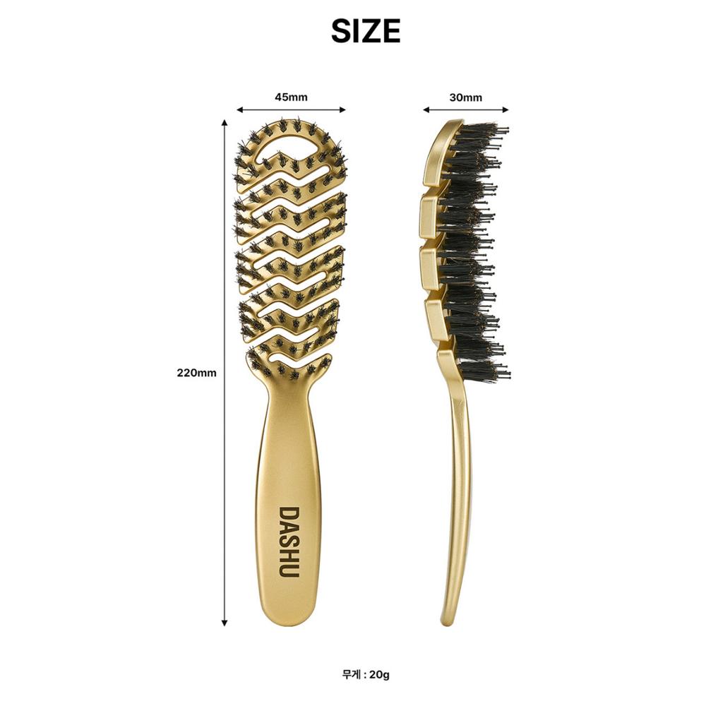 DASHU Daily Air Volume Gold Brush - Hair Styling, Korean
