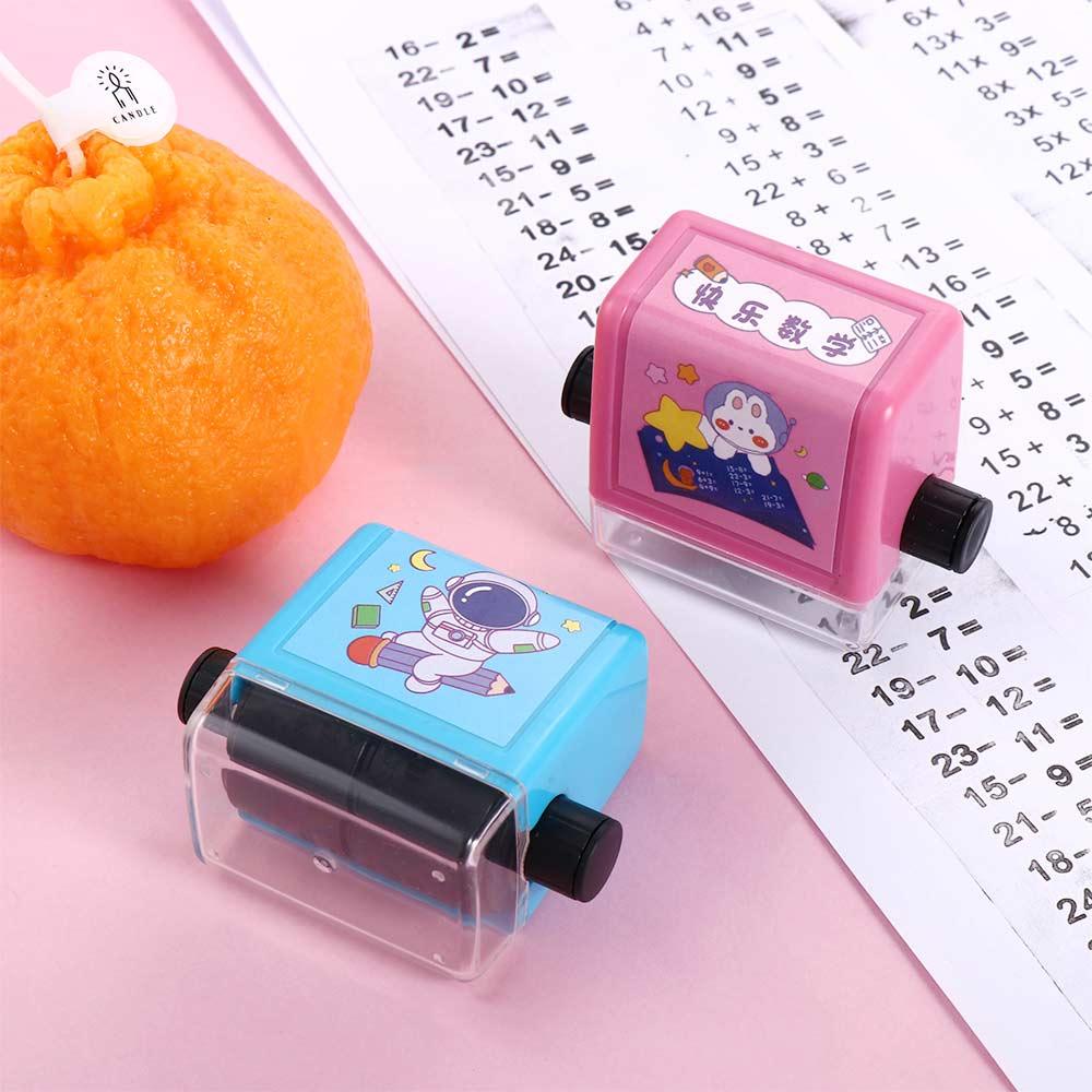 Stationery Within 100 Math Practice Roller Number Rolling Stamp Arithmetic Stamp Math Calculate