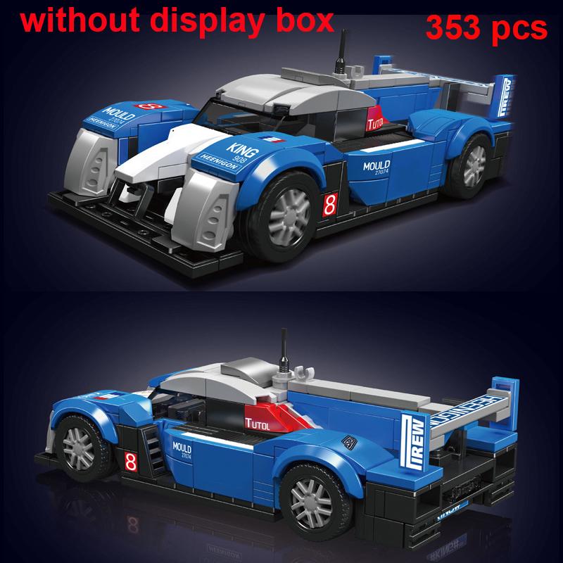 City Speed  Technical Moc Car Sports Car Racing Building Blocks Brick Vehicle Educational Construction Toys