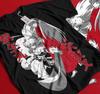 Camiseta Inuyasha Sesshomaru Lua Vermelha Inu Yasha Kawaii Anime Camiseta Preta 299