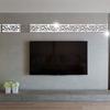 Self Adhesive Mirror Waist Line 3D Design 3D Mirror Wall Stickers  Room Decor