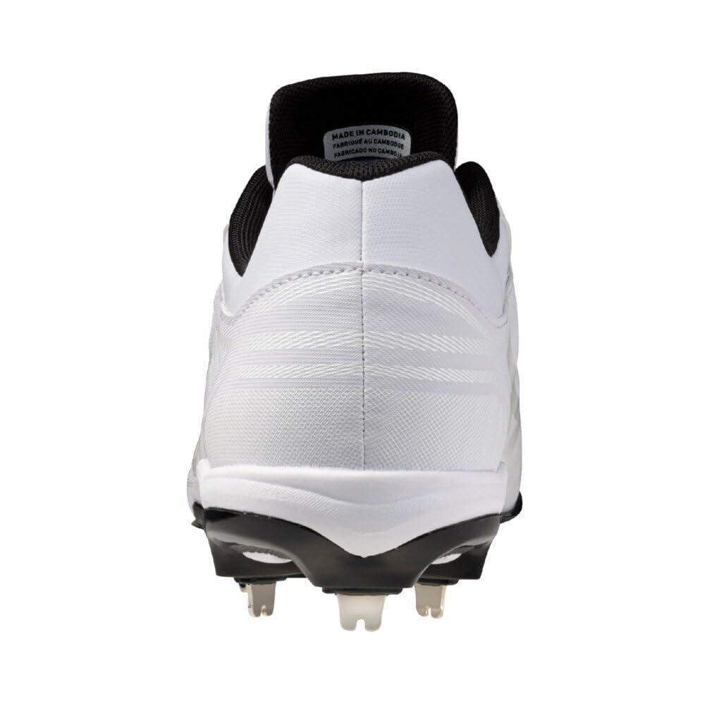 Mizuno Teen Age Baseball Size Available Exclusively at Direct for Junior and Senior High School Students Shoes, Unisex, 25.5, White/White, 11GM2521,