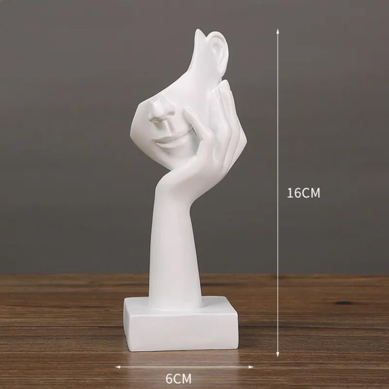 Personalized Abstract Art Mask Character Ornament Creative Resin Crafts Entrance Wine Cabinet Decoration Window Display Decoration Ya782